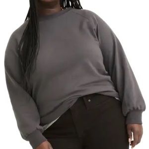 Madewell Balloon Sleeve Sweatshirt (Plus Size) 3x